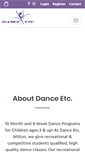 Mobile Screenshot of danceetcmilton.ca